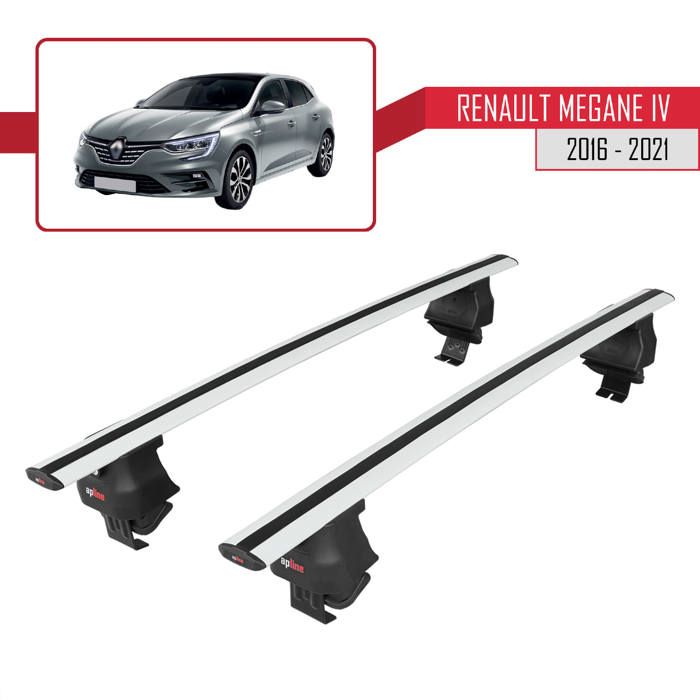 Barres De Toit Aluminium ACE-4 Pour Renault Fluence 2009-2015 - Gris - 2 Barres Porte-Bagages