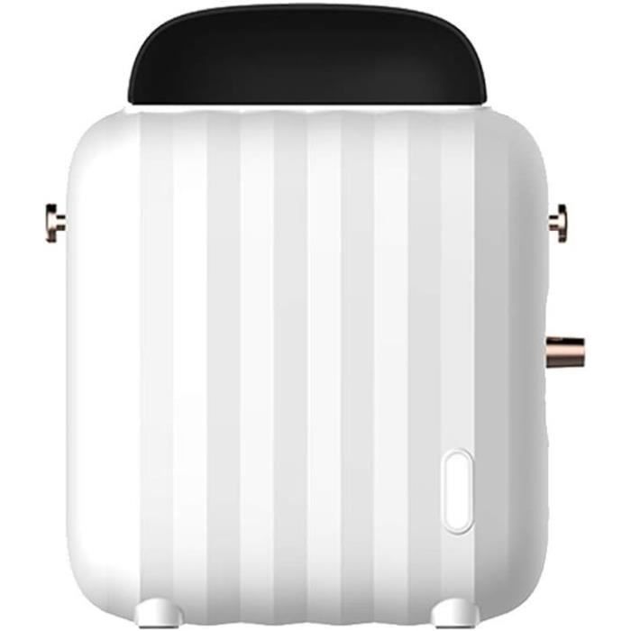 Chauffage D'Appoint Céramique 1200W - Mini Radiateur Soufflant Sûr Pour Salle De Bain/Bureau (800W/1200W)