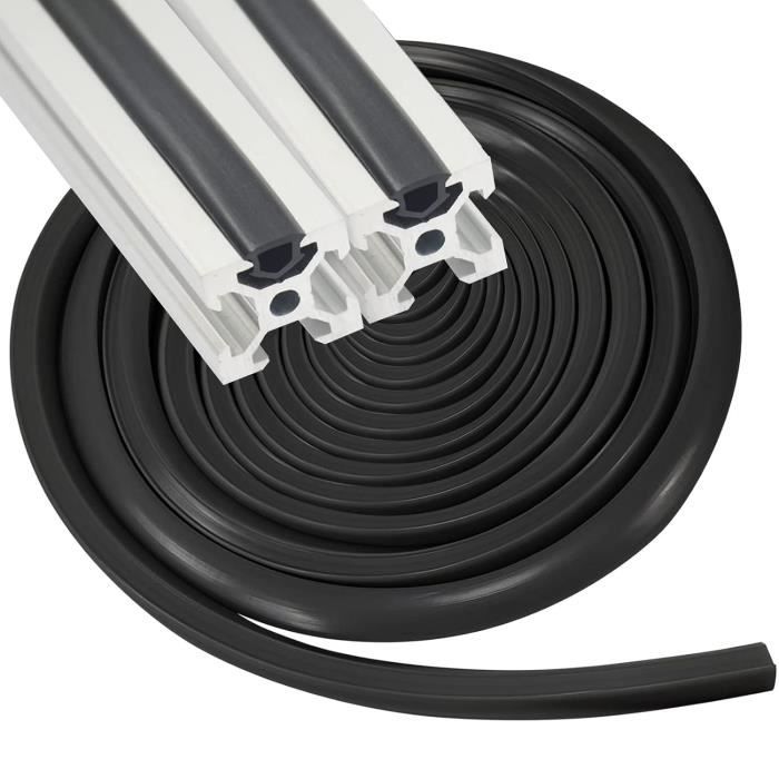 Joint D'étanchéité CTA Profilé Cèdre 1m, Protection Bords NBR Noir 0,8-2,5 Mm, 1C11-50