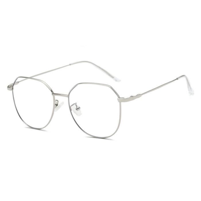 Lunette argent homme online