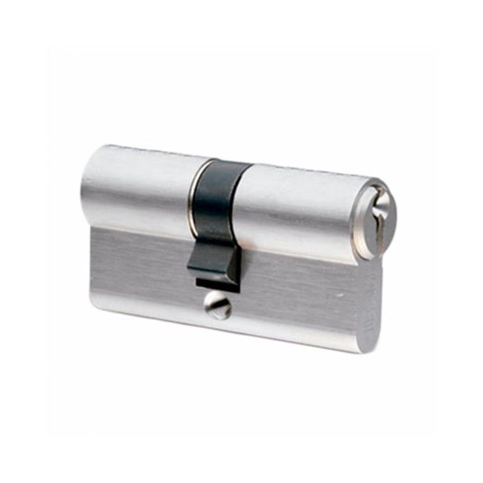 Cylindre De Serrure IFAM Euro F5S Nickelé 30x30 Mm - Neuf, Pour Porte Standard