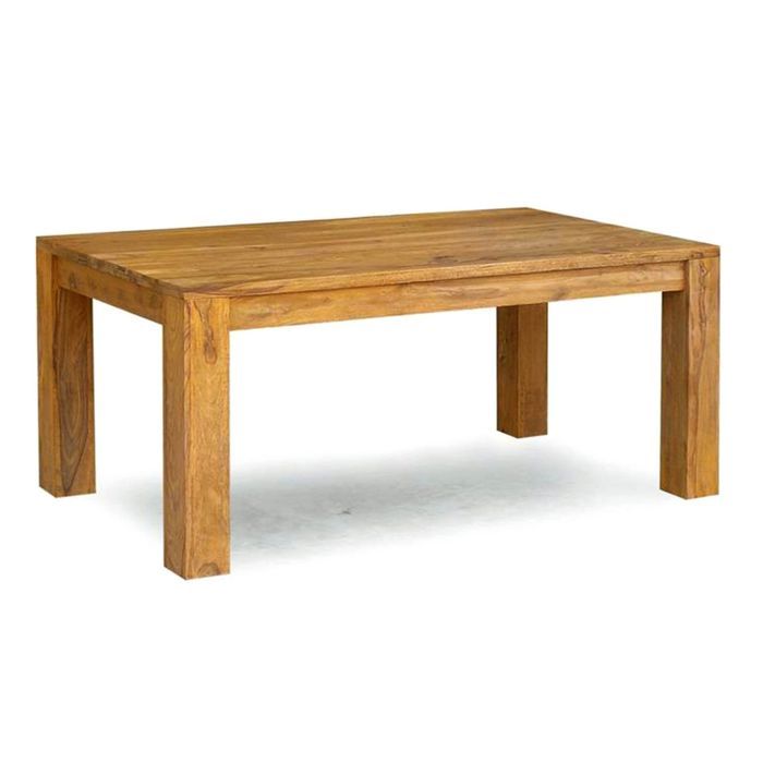 Table à manger 200x100cm - Bois massif de palissandre huilé - NATURE BROWN 826 Table à manger 200x100cm - Bois massif de palissandre huilé - NATURE BROWN 826