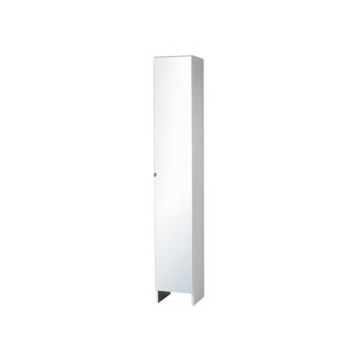 Armoire De Salle De Bain Moderne Etroite 30 Cm Avec 5 Etageres