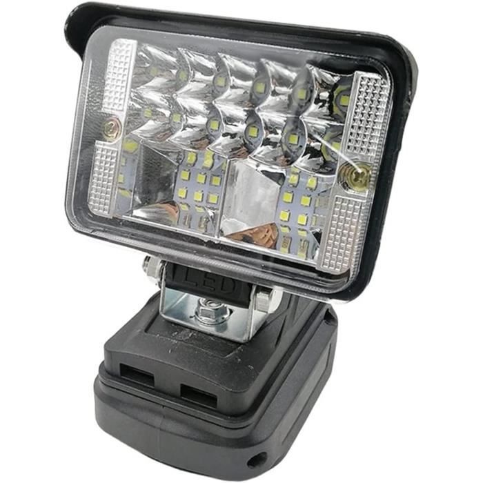 Lampe de travail LED Portable pour Milwaukee M & 18, avec batterie Li Lampe de travail LED Portable pour Milwaukee M & 18, avec batterie Li
