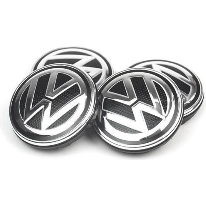 4 x 56mm VW Logo Jante Cache Moyeu Centre De Roue Piqûres Emblème Pour Volkswagen#6C0 601 171