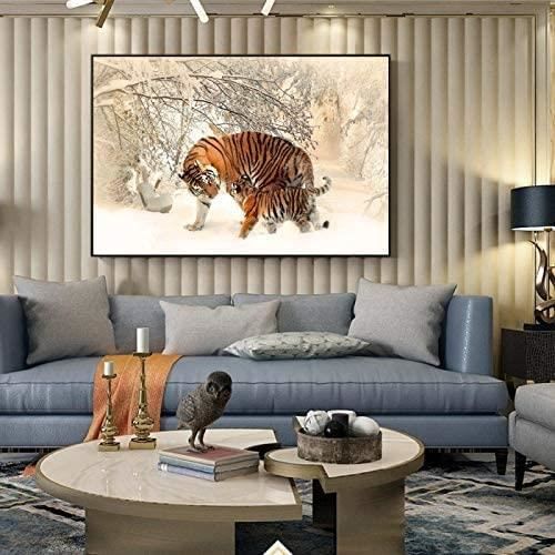 Affiche Tigre vibrant / 60x80cm / Fabriqué en France / DADA ART | Leroy Merlin