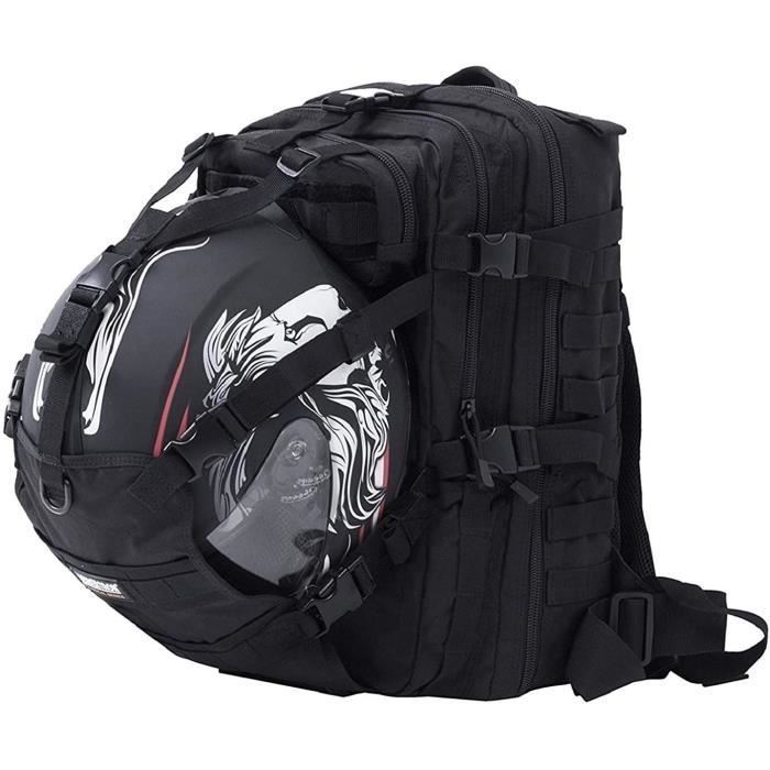 Sac à dos de moto imperméable à l'eau Casque intégral Casque Sac à