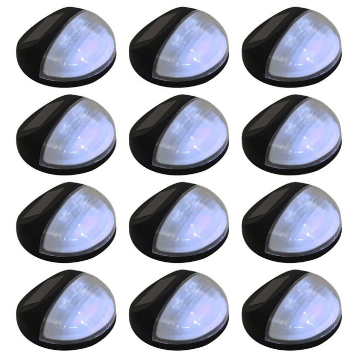 VidaXL Lampe Solaire Murale LED Ext. 12 pcs