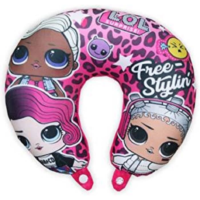 Coussin Pour Le Cou Oreiller De Voyage Lol Pour Les Filles Lol Rose Coussin Pour Le Cou Oreiller De Voyage Lol Pour Les Filles Lol Rose