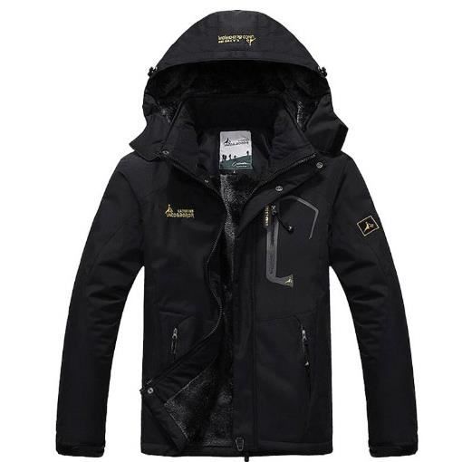 Couleur Noir Homme taille 5XL Manteau thermique imperm able