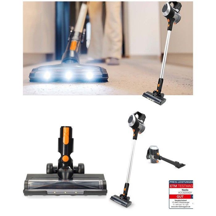 Aspirateur balai 2 en 1 - LIVOO - 130W - 17000 Pa - Batterie 55 min - Filtre HEPA H10