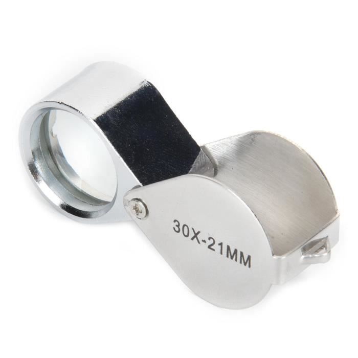 ARAMOX Mini Loupe en verre Mini Loupe Grossissante en Verre de Bijoutiers Portable pour Identification des Pieces Timbres Bijoux Achat Vente lunettes de lecture Cdiscount