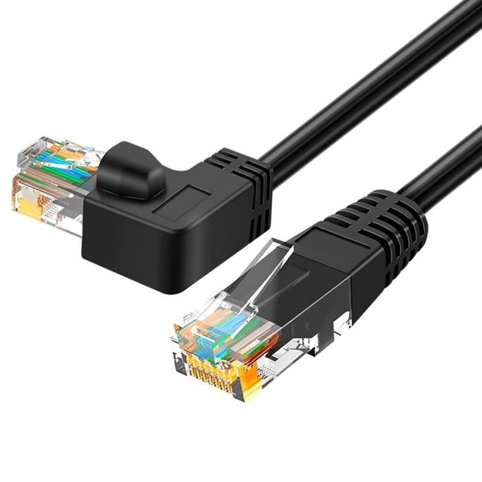 Cable réseau Ethernet-RJ45 CAT 6 On Earz Mobile Gear 8 m Noir - Câbles  réseau - Achat & prix