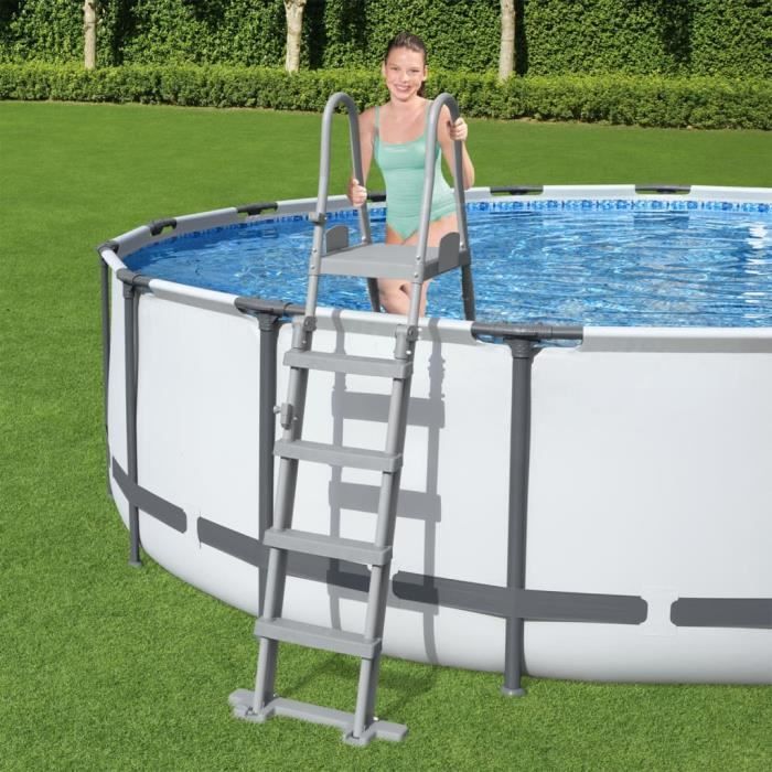 Bestway Échelle de piscine de sécurité à 4 marches Flowclear 132 cm 3202667