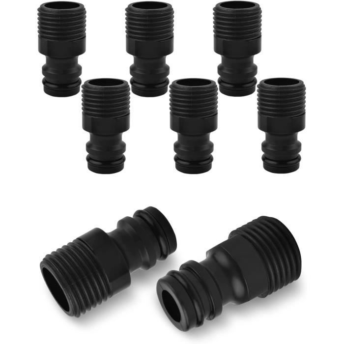 Lot De 8 Raccords De Tuyau D'Arrosage 1/2" 16 Mm - Pour Irrigation Goutte à Goutte - Arrêts D'Extrémité - 2