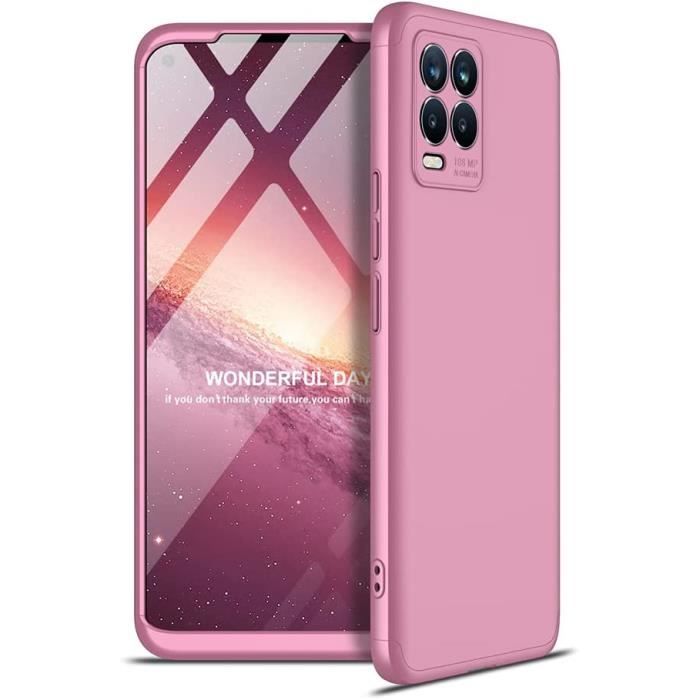 Yoedge Custodia con Cordino per OPPO Realme 8/Realme 8 Pro 4G Cover 6,4, 360 Gradi Full Body Cover con Collana Ultra Sottile TPU Silicone Antiurto e