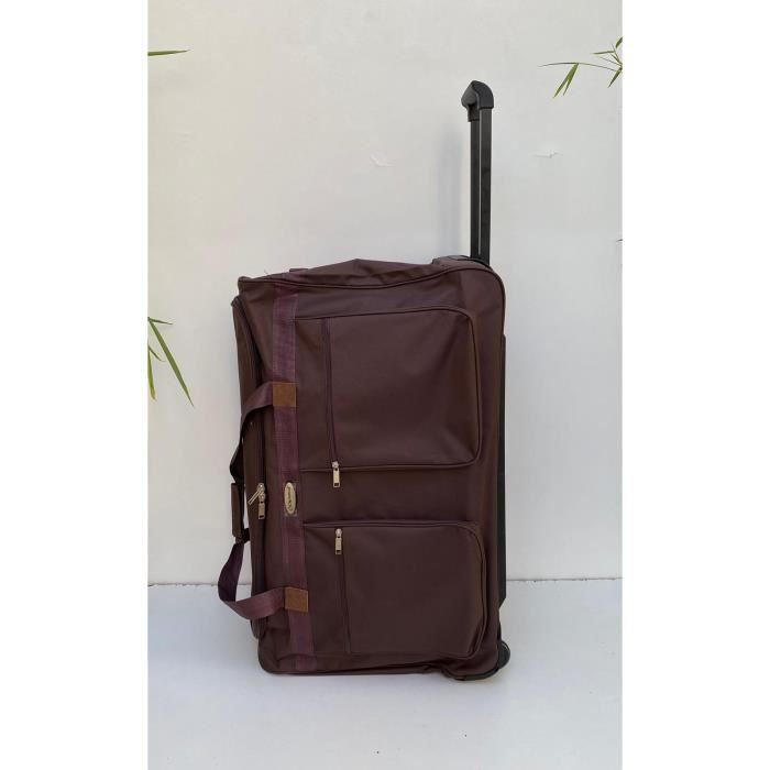 Valise à Roulettes Antler XL 100L - Sac De Voyage Cargo, Extensible, Sécurisé, Noir