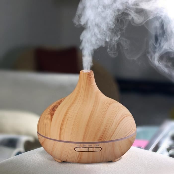 Diffuseur d'Huiles Essentielles 400ML, Diffuseur de Parfum Electrique avec  Télécommande Humidificateur Ultrasonique Diffuseur Aromathérapie pour la  Maison, Yoga 