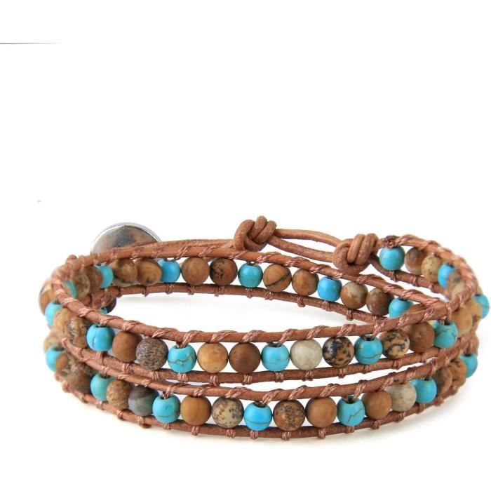 Bracelet Garrot Showman En Cuir – Motif Fer à Cheval – Pour