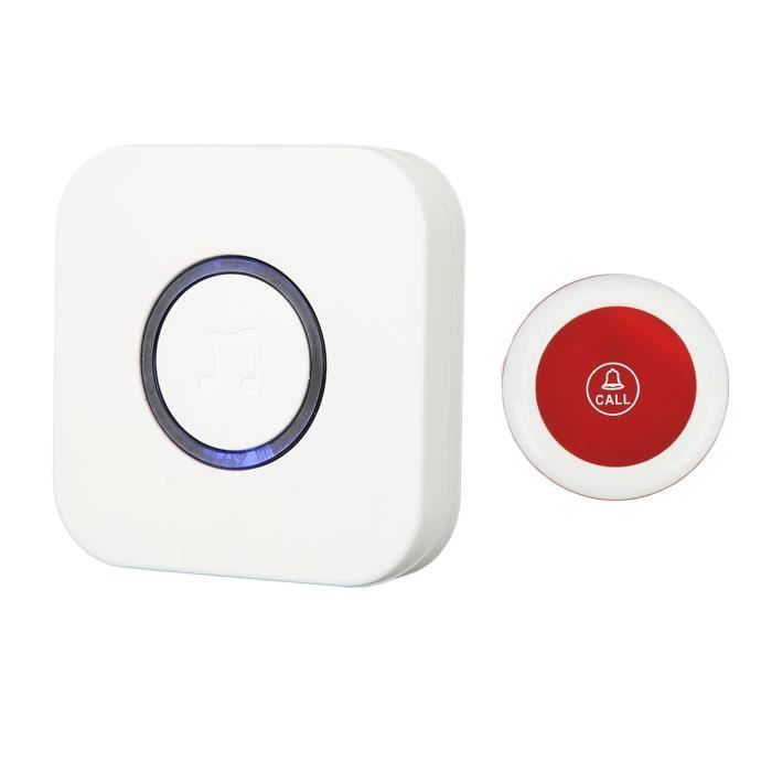Liotoin Bouton d'Appel Téléavertisseur sans Fil Système d'Alarme d