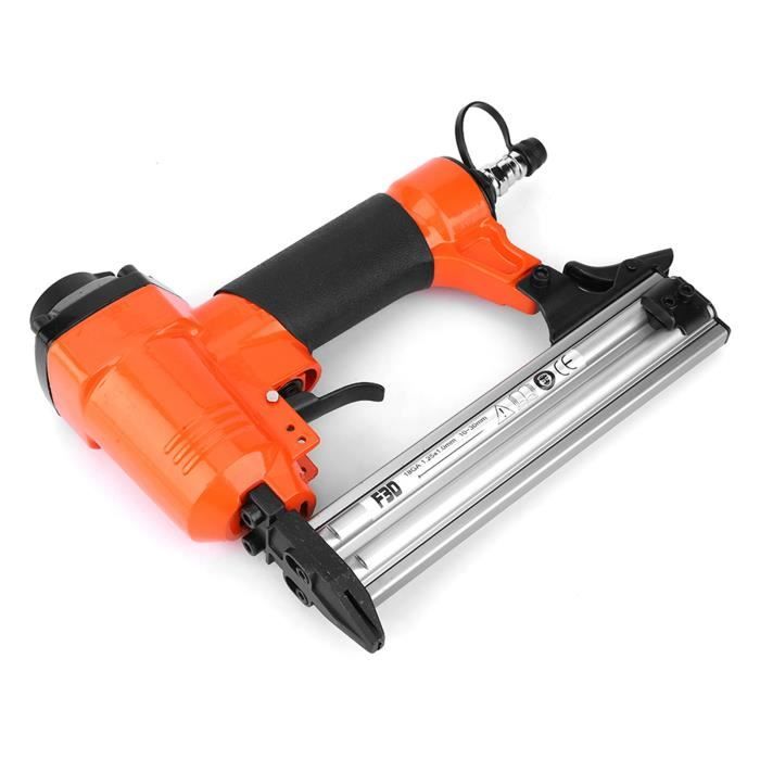 Cloueuse Pneumatique Rivet Gun Kit, Cloueur a Gaz Beton, Pistolet à Clou, Cloueuse Air Comprimé Sans Fil, avec 50 Clous Ronds - Outil de Construction Polyvalent et Respectueux de l'Environnement