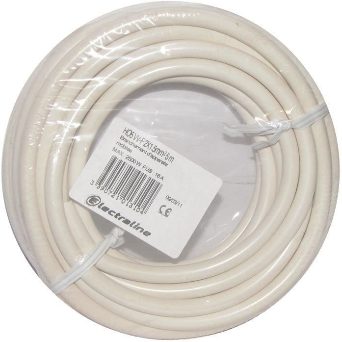 Cable Antenne TV 21VATC (couronne De 20m) Blanc Pour Intérieur