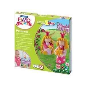 Kit de modelage Fimo Kids Form & Play Princess - Marque FIMO - Niveau 3 - Durcissante au four