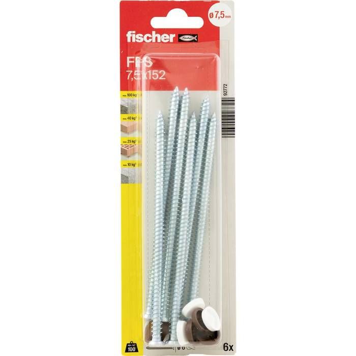 Fischer 532747 FFS 75 x 152 K NV Cheville pour cadre de fenêtre 152 mm 1 set - vue 1
