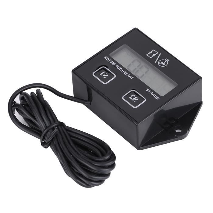 Indicateur de vitesse moto numérique, tachymètre LCD numérique