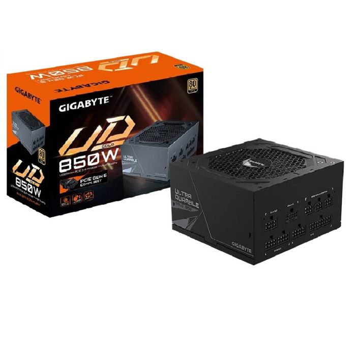 Gigabyte UD850GM PG5 V2 ATX3.0 PCIe5 80 Plus Gold Modulaire Neuf - vue 3