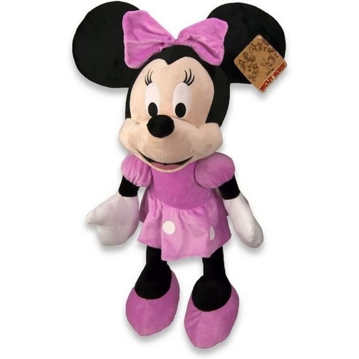Peluche Minnie Mouse 43 Cm Xl Collector 90e Anniversaire Rose Guizmax Cdiscount Jeux Jouets