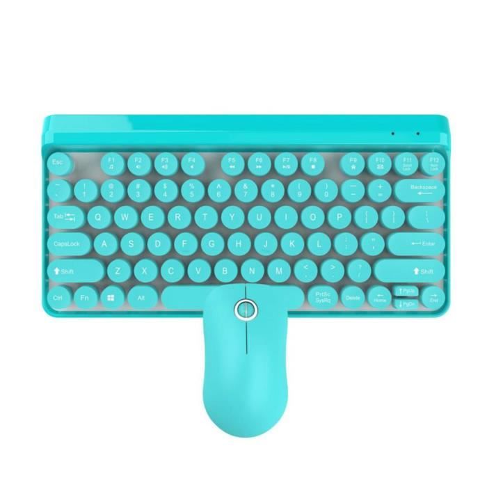 FONICER Combinaison de souris et de clavier ergonomiques verticaux sans fil 2,4 GHz Taille