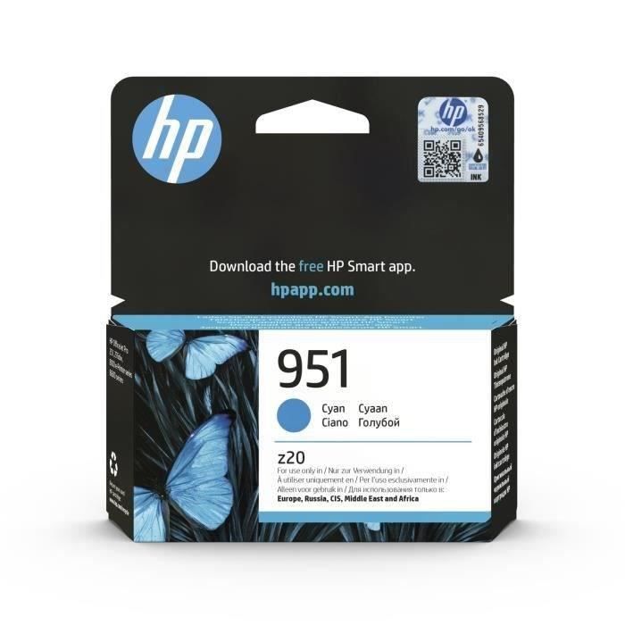 HP 951 Cartouche d’Encre Cyan Authentique (CN050AE)