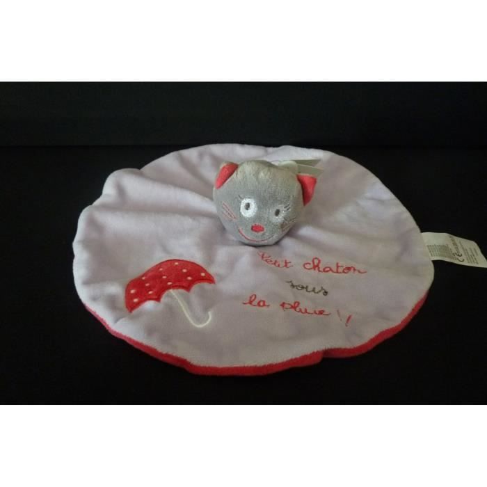Doudou Chat Petit Chaton Sous La Pluie Kiabi Kitchoun 37 Cdiscount Puericulture Eveil Bebe