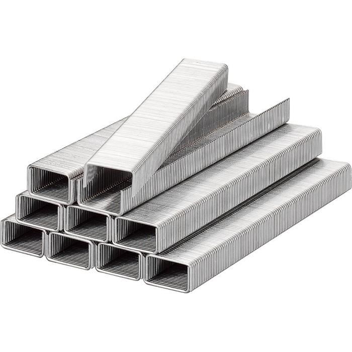 kwb agrafes 10 7 mm x 10 mm fil acier plat 357110 cdiscount bricolage