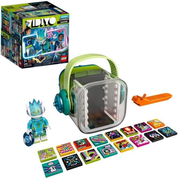 LEGO® 43104 VIDIYO™ Alien DJ BeatBox Créateur de Clip Vidéo Musique Jouet Musical Appli Set de Réalité Augmentée avec Figurine LEGO® 43104 VIDIYO™ Alien DJ BeatBox Créateur de Clip Vidéo Musique Jouet Musical Appli Set de Réalité Augmentée avec Figurine