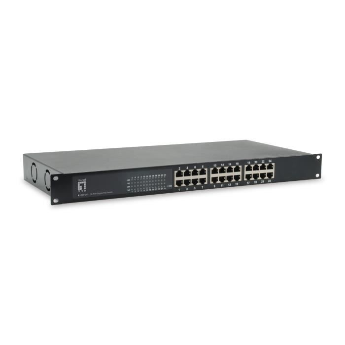 LevelOne GEP-2421, Non-géré, Gigabit Ethernet (10-100-1000), Full duplex, Connexion Ethernet