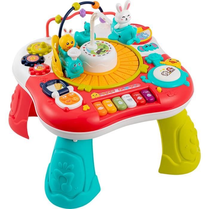 Table d'activité Jouet Musical Bébé Tambour Bébé 6 en 1 Jeux Éducatifs  Cadeau pour Bébé pour Enfant Fille Garçon 2 3 4 5 Ans - Cdiscount Jeux -  Jouets