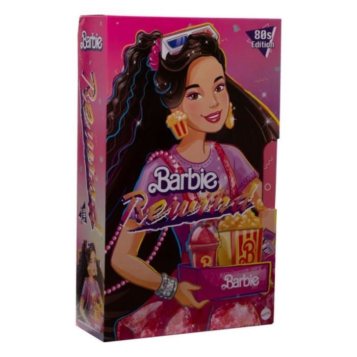 Poupée Barbie Rewind 80s - Mattel - At The Movies - Support inclus - Certificat dauthenticité - Accessoires