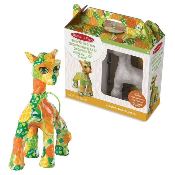 MELISSA DOUG Decoupage Devenu Facile Girafe Cdiscount Beaux Arts et Loisirs creatifs