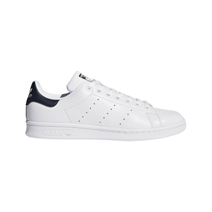 Sneakers - ADIDAS ORIGINALS - Stan Smith - Cuir - Lacets - Blanc/Bleu