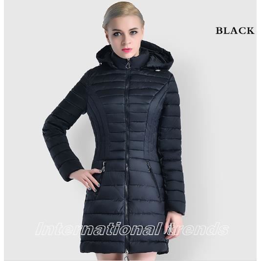 doudoune fine mi longue femme