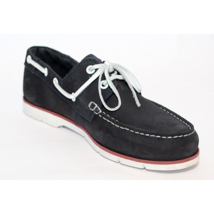 Tommy Hilfiger Classic Suede Boat Shoe, Chaussure Bateau Homme