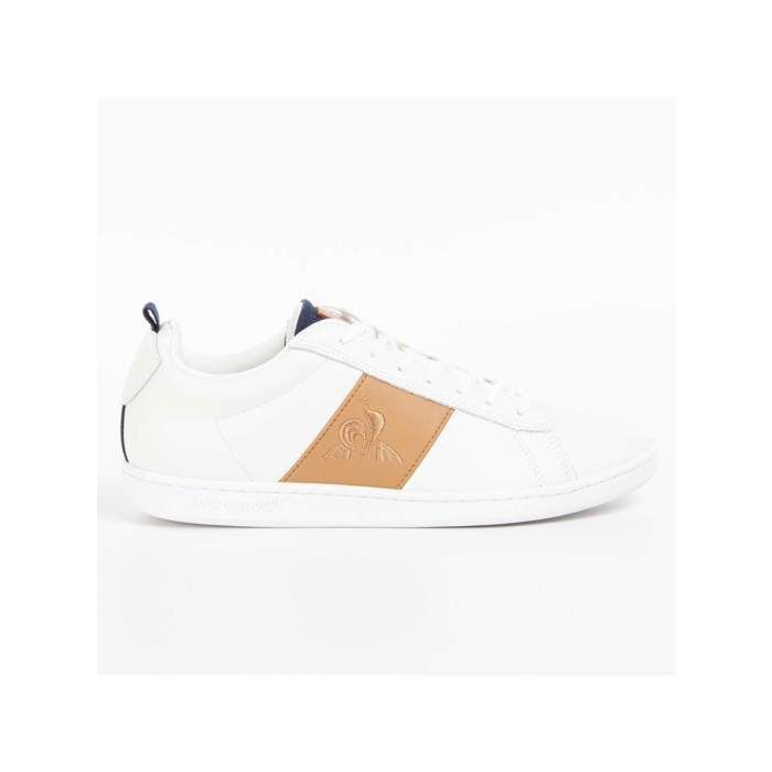 Baskets Le Coq Sportif Courtset Blanc Homme Multisport Classics Blanc Cdiscount Sport