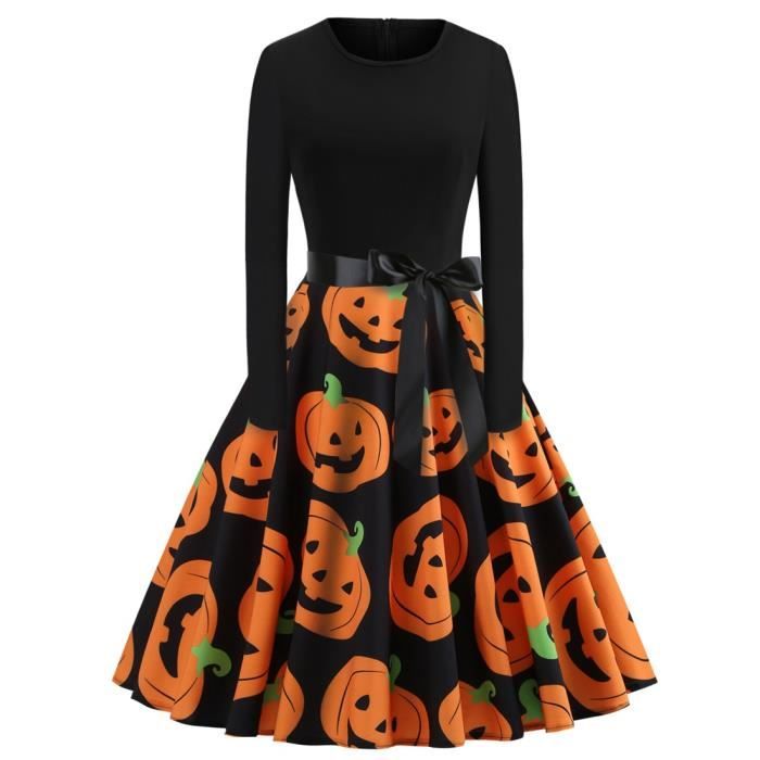 Robe cheap citrouille femme
