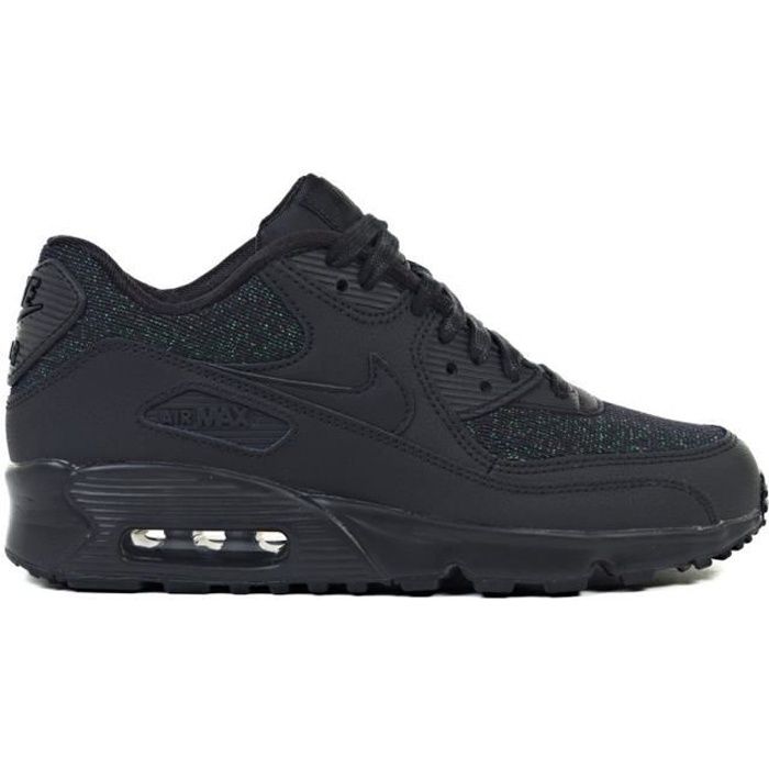 Chaussures Nike Air Max 90 SE Mesh GS Noir Cdiscount Chaussures