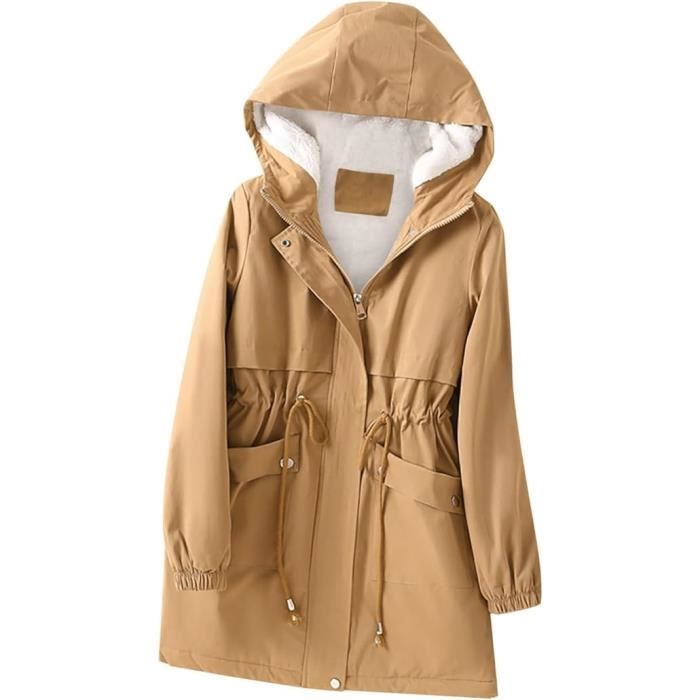 Manteau laine pluie deals