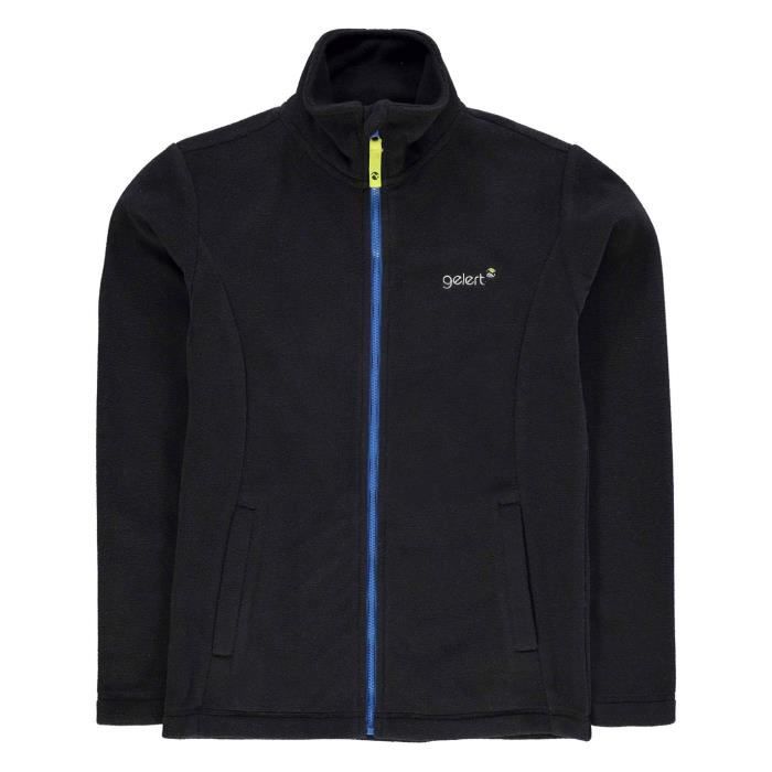 Veste en polaire zippee Garcon Gelert Ottawa Noir Multisport Manches longues Noir Cdiscount Sport