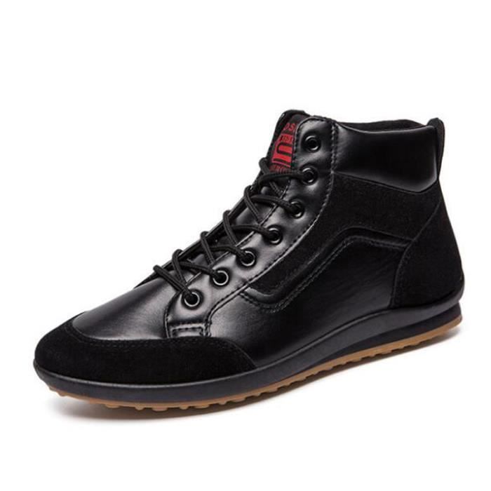 Bristol Edge baskets montantes homme cuir respirant