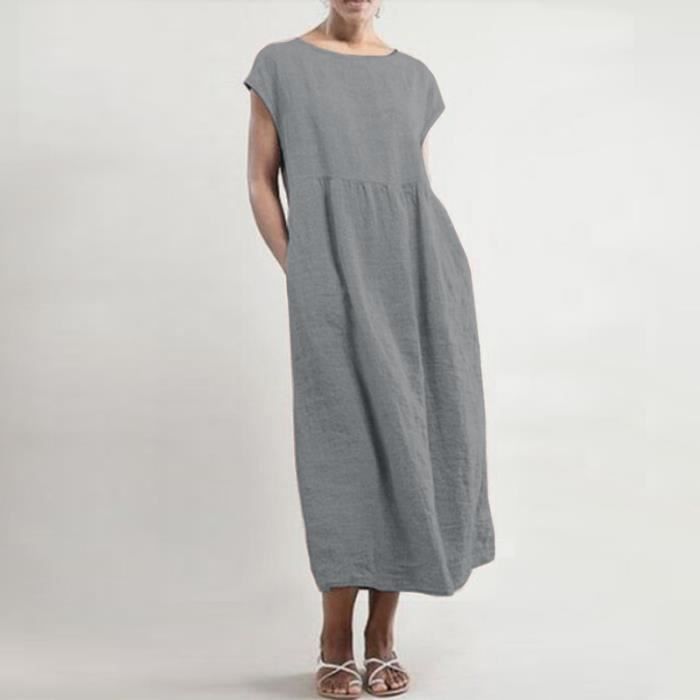 Vetement lin femme grande taille clearance